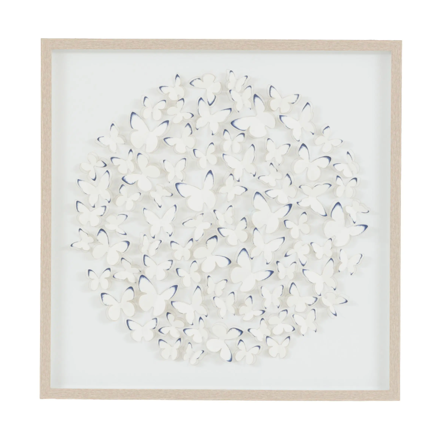 Unfurling Wings Framed Art - W68 X H68 CM
