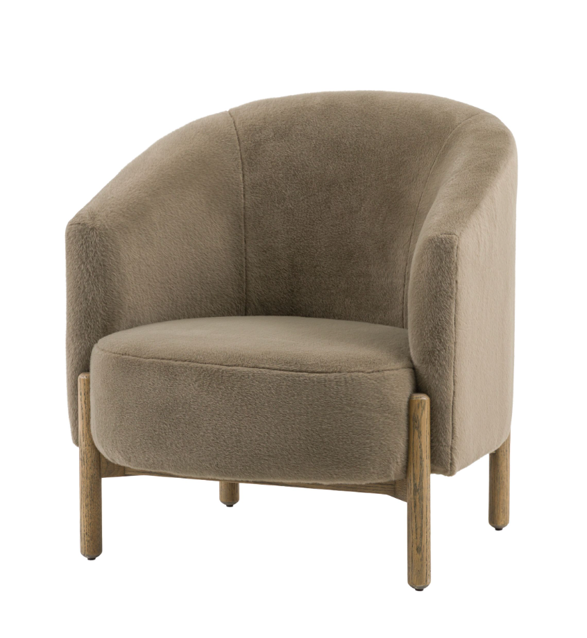 Tindon Armchair, Alaska Khaki - W71 X H79 CM