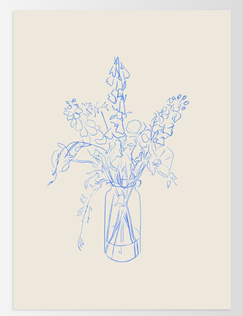 Chloe Purpero Johnson, Flower 40x50cm