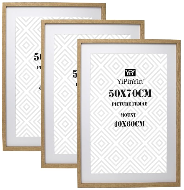 50x70cm Wooden Picture Frames Set of 3