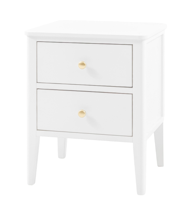 Acton 2 Drawer Bedside-W45 X D40 X H55CM