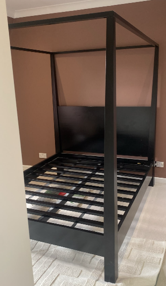 4 Poster King Bed - Black