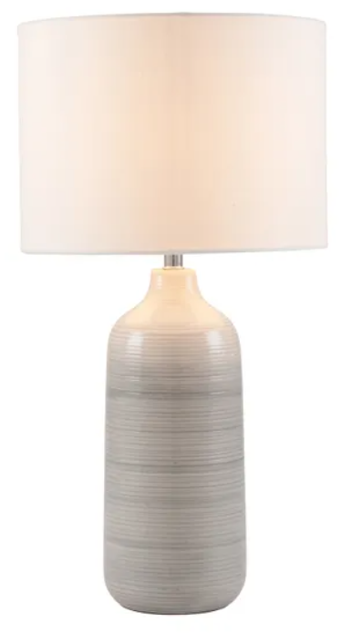 Venus Ceramic Table Lamp Blue Grey