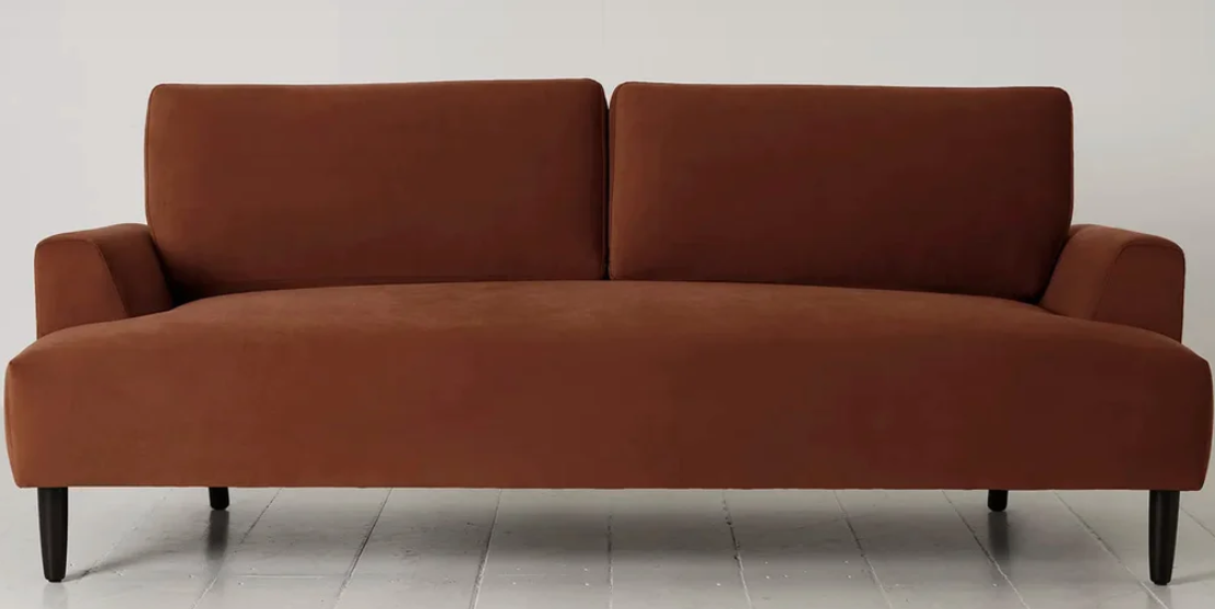Model 05 3-Seater Sofa, Umber, Wenge