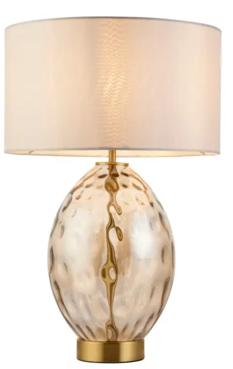 Elin Dimple Table Lamp Champagne