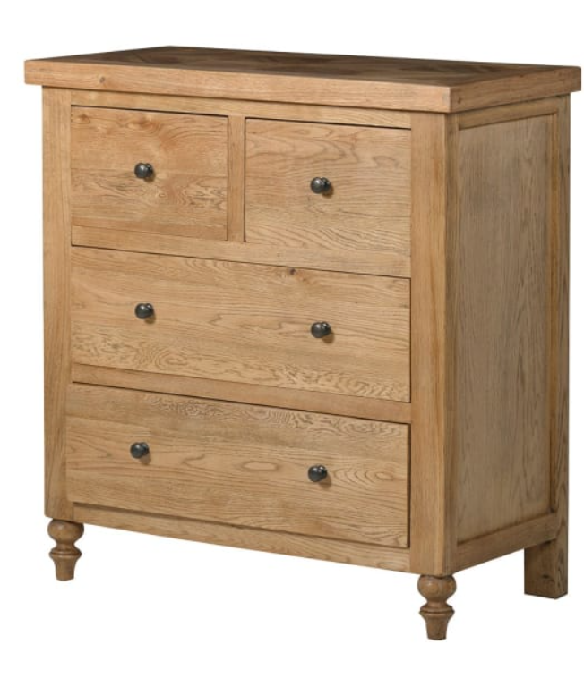 Ribchester Oak 2/2 Chest of Drawers