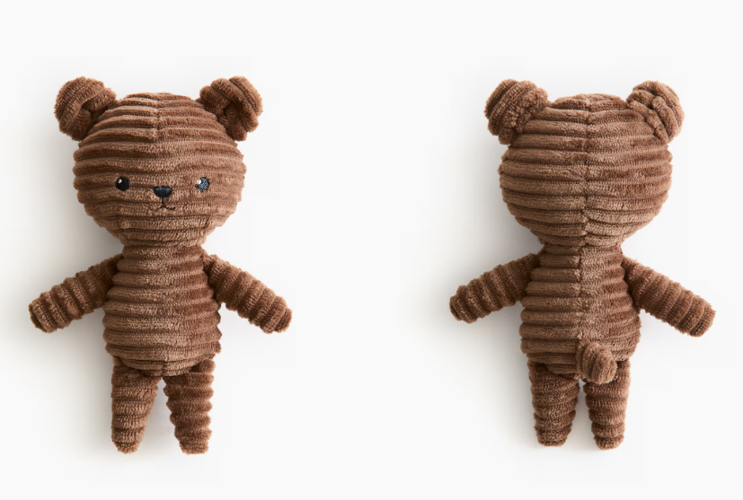 Soft rattle - Brown Teddy Bear