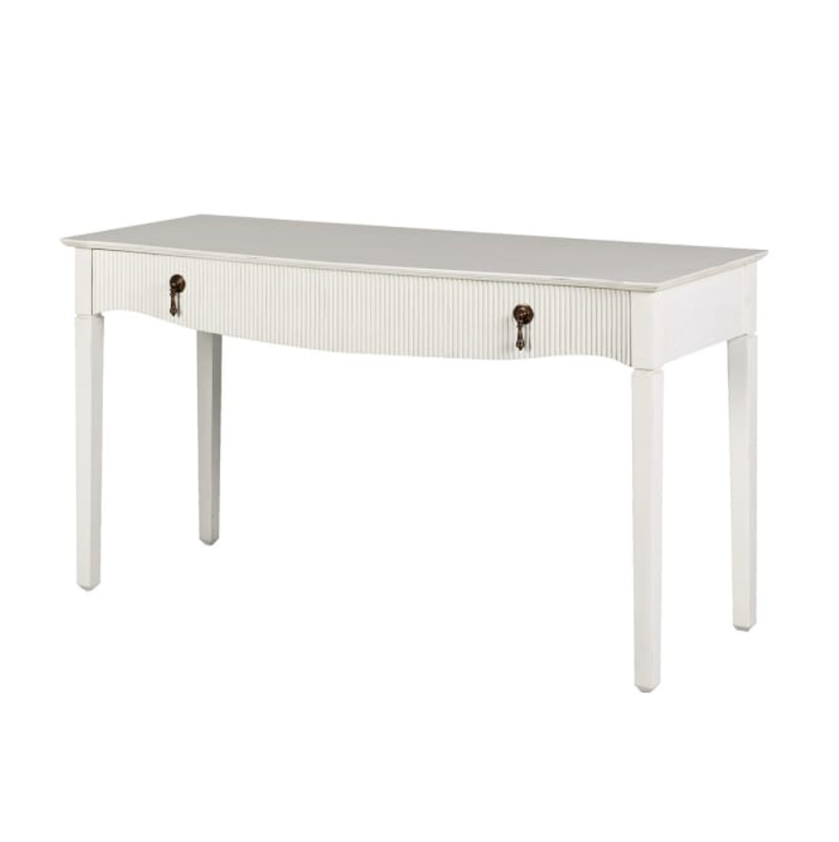 Chateau Fluted Single Drawer Console Table - H79 X W140 X D50CM