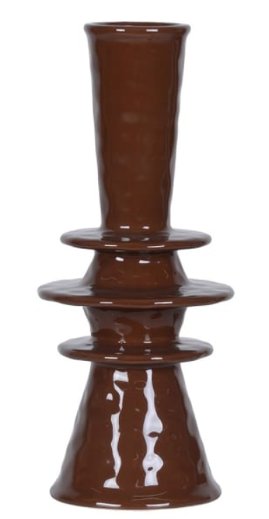 Carob Funneled Vase