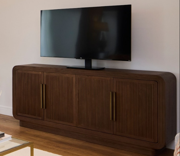 Wooden Sideboard - L: 181, W:46, D:85cm