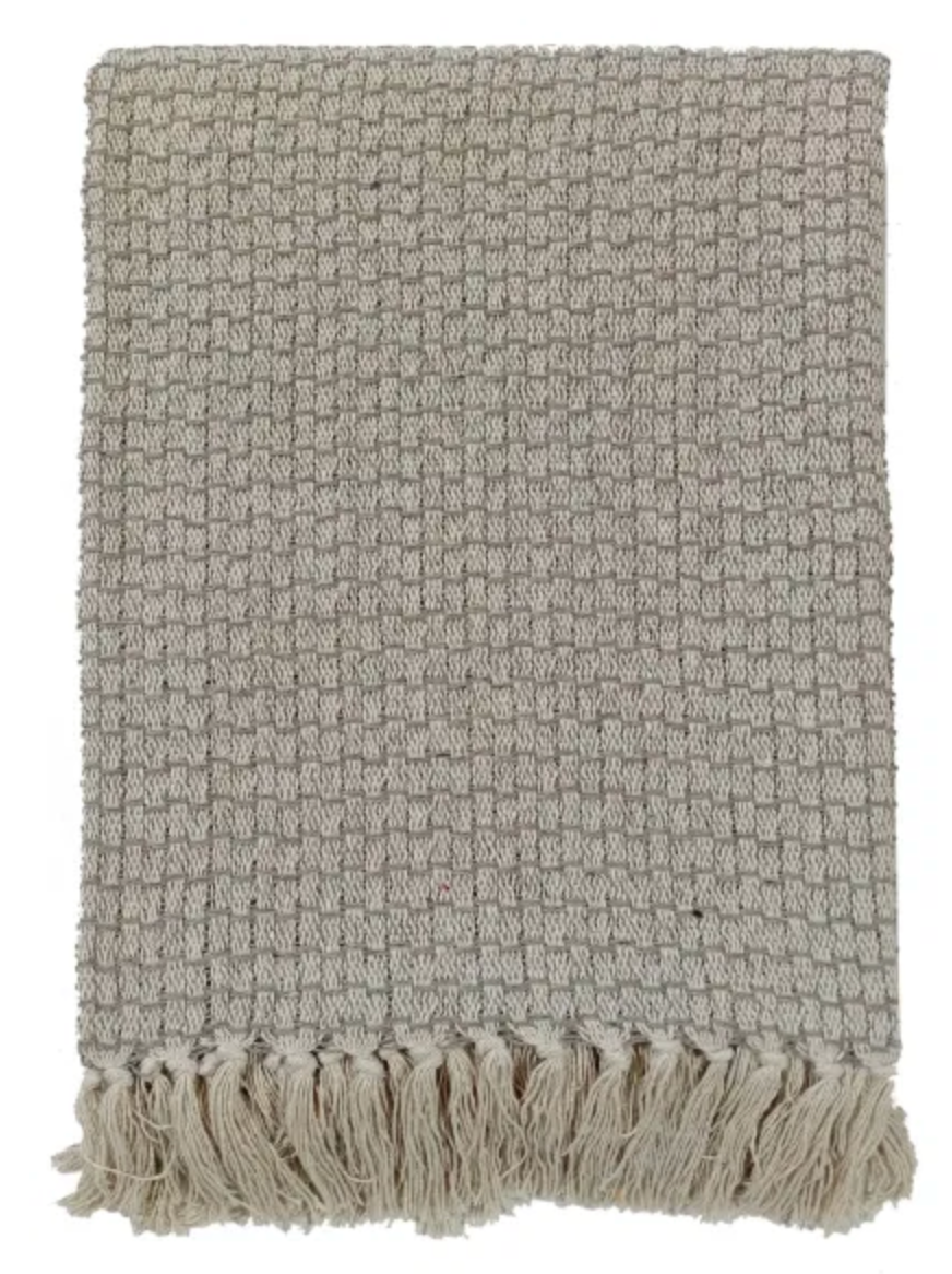 Malini Mejo Silver Throw 130 X 180