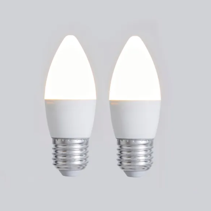 Set of 2 Status 5.5W Pearl ES Candle Bulbs