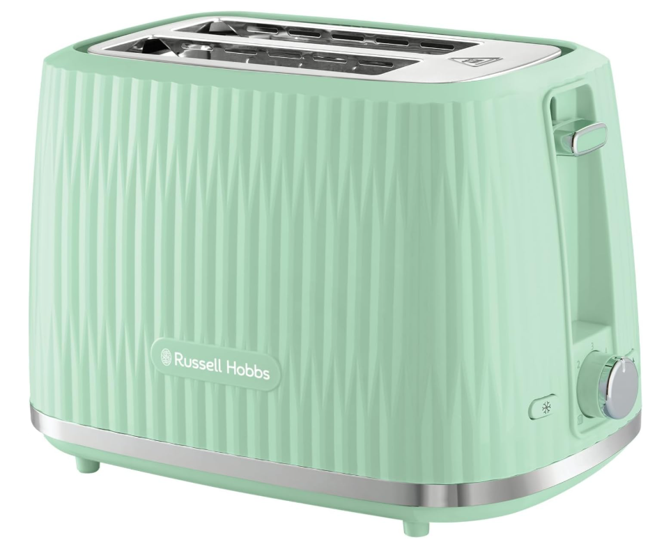 Russell Hobbs Eden 2 Slice Toaster, Pistachio Green