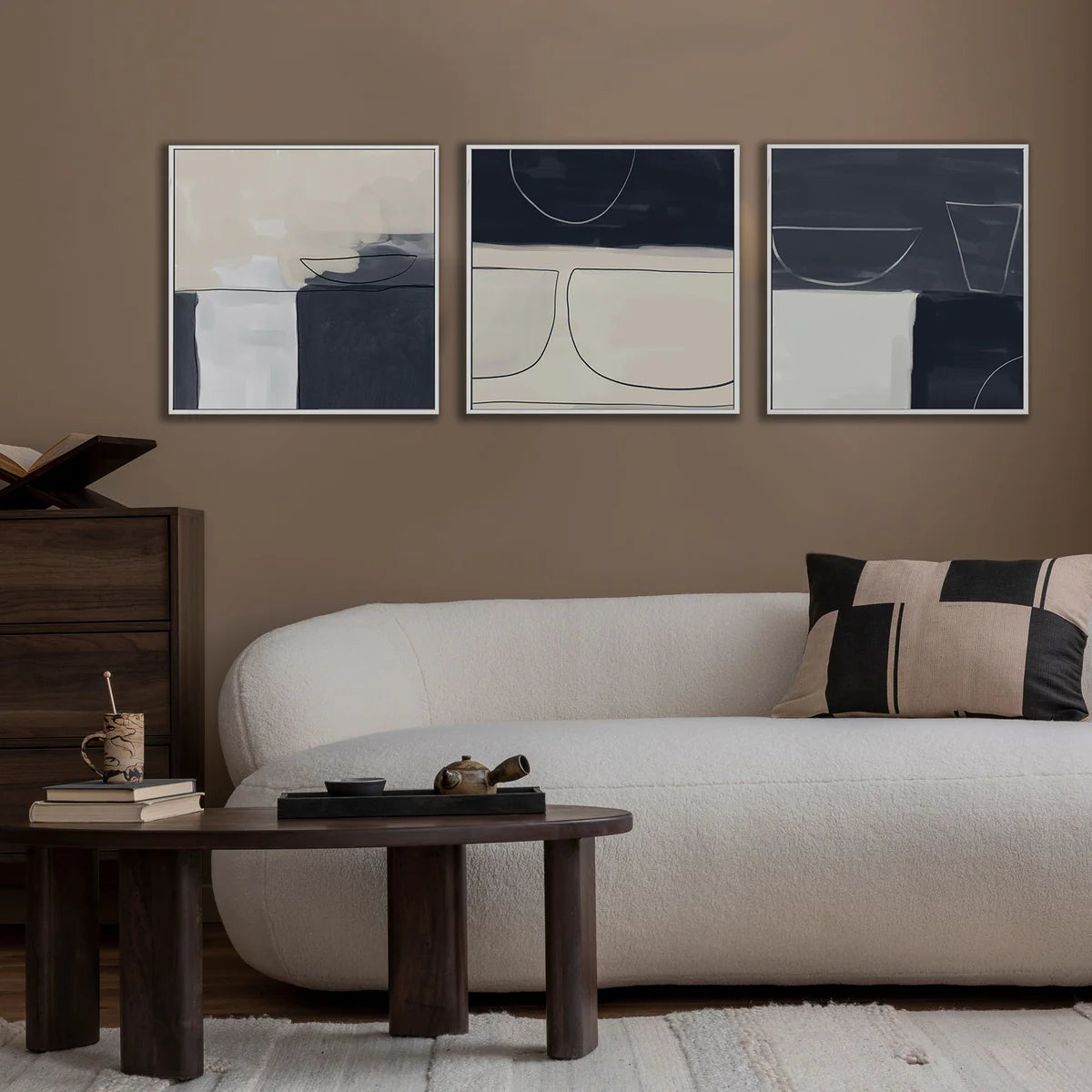 Still Life Study Framed Canvas Set, 100x100