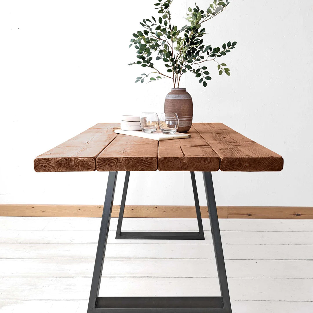 Rustic Kitchen Table | Trapezium, 60x200cm