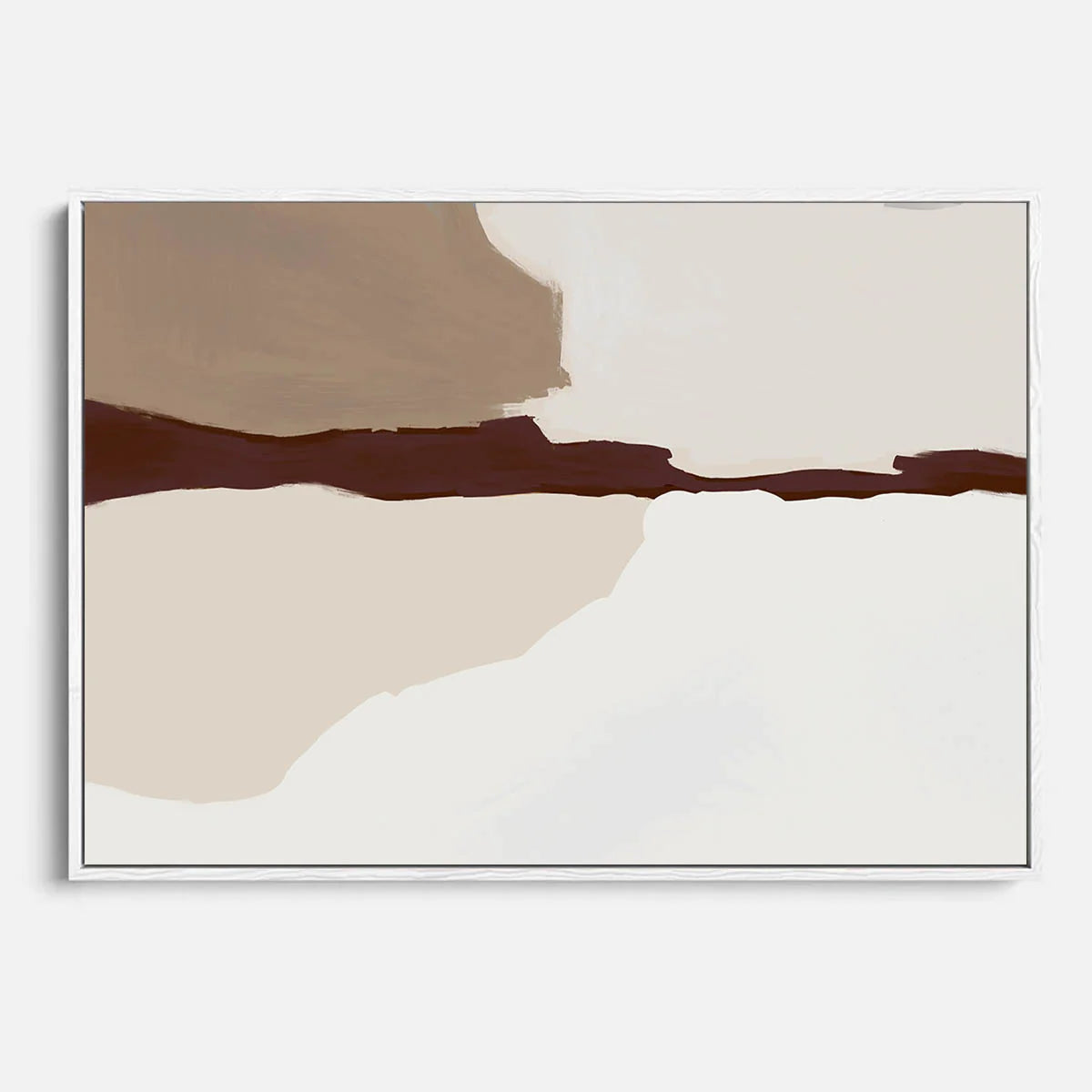Untitled V Framed Canvas