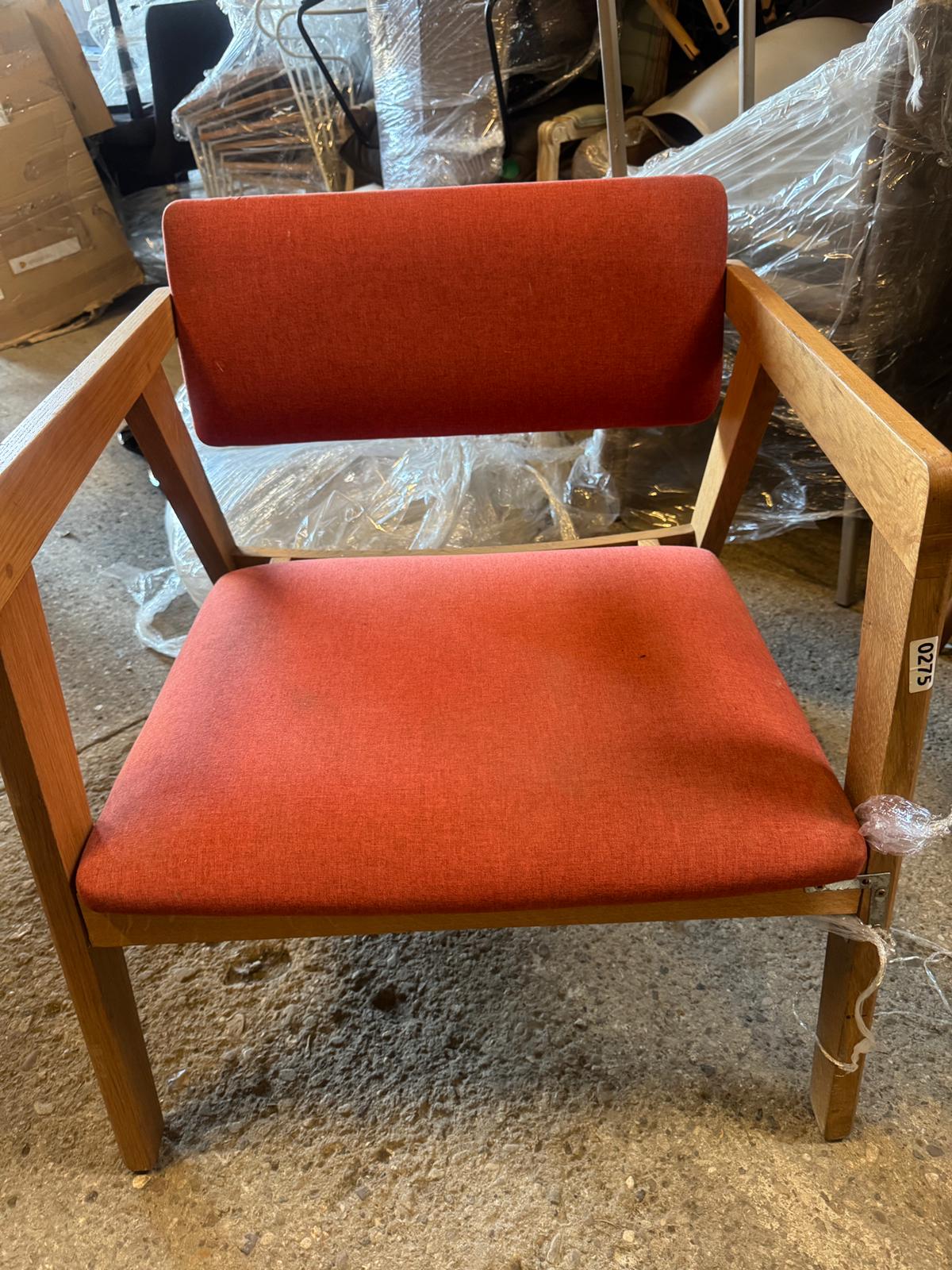 Red armchair
