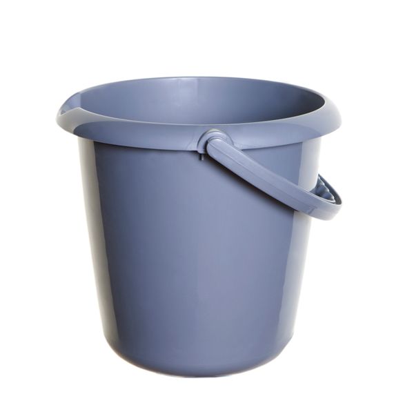 BUCKET 10LTR SILVER