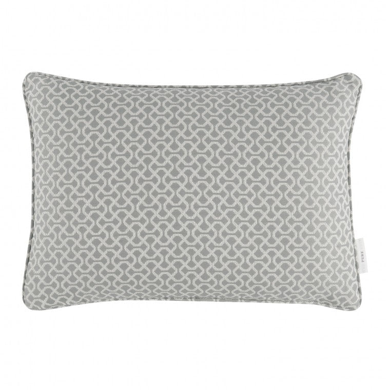 Sabra Smoke Cushion 55cm x 38cm 100% Recycled Woven Fabric Cover Only