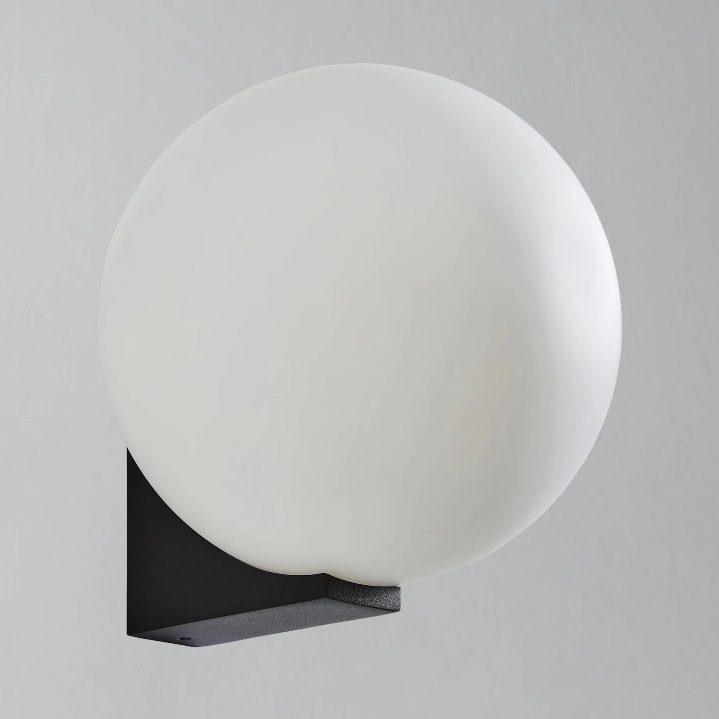 Form Bathroom Globe Wall Light - Matt Black