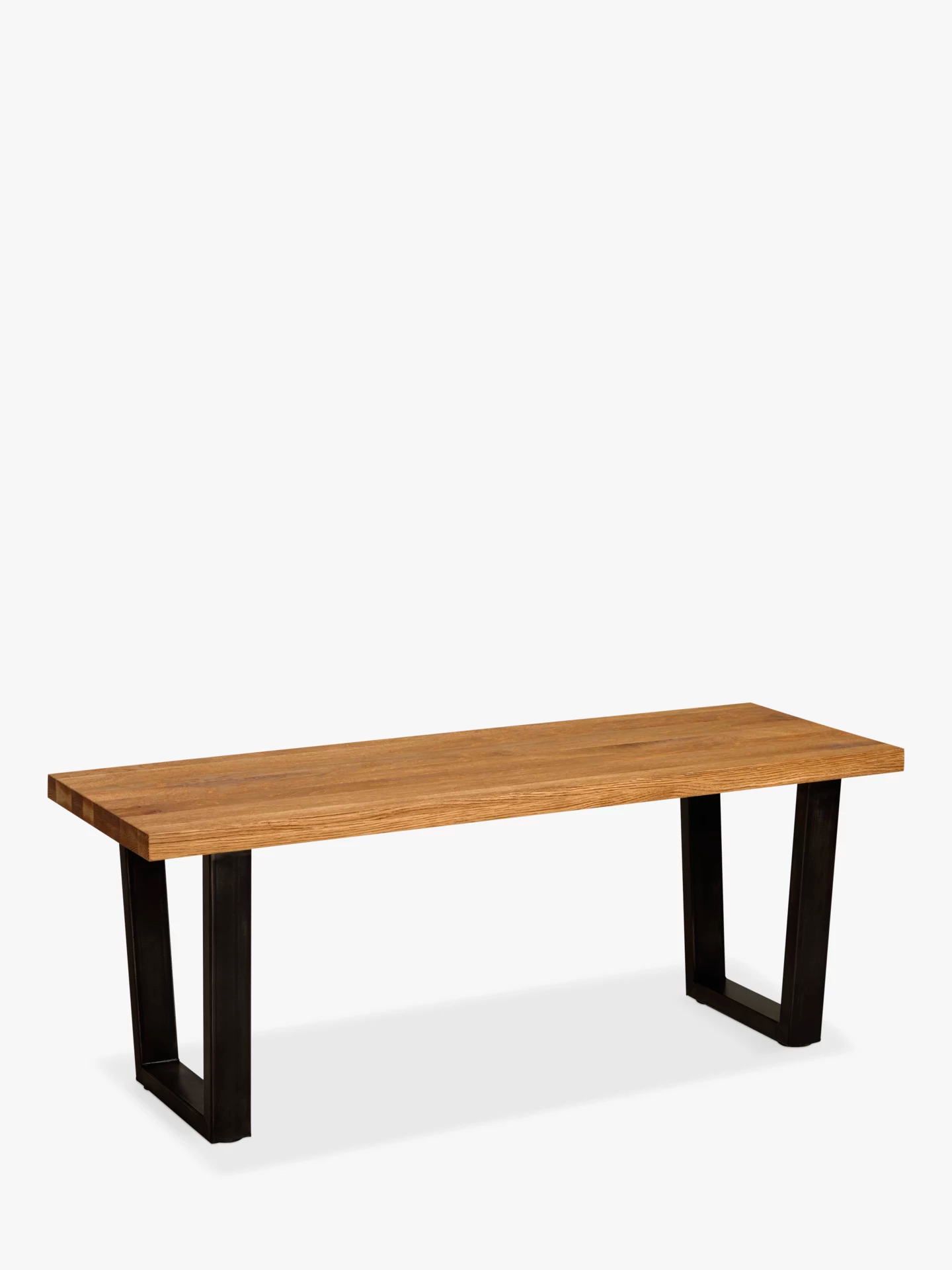 Calia 2 Seater Dining Bench, Oak, 45x117x42cm