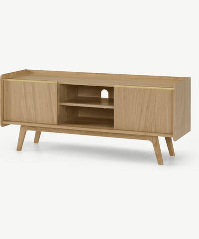 Albers Media Unit - Oak (MADE.com), 130x40x55cm