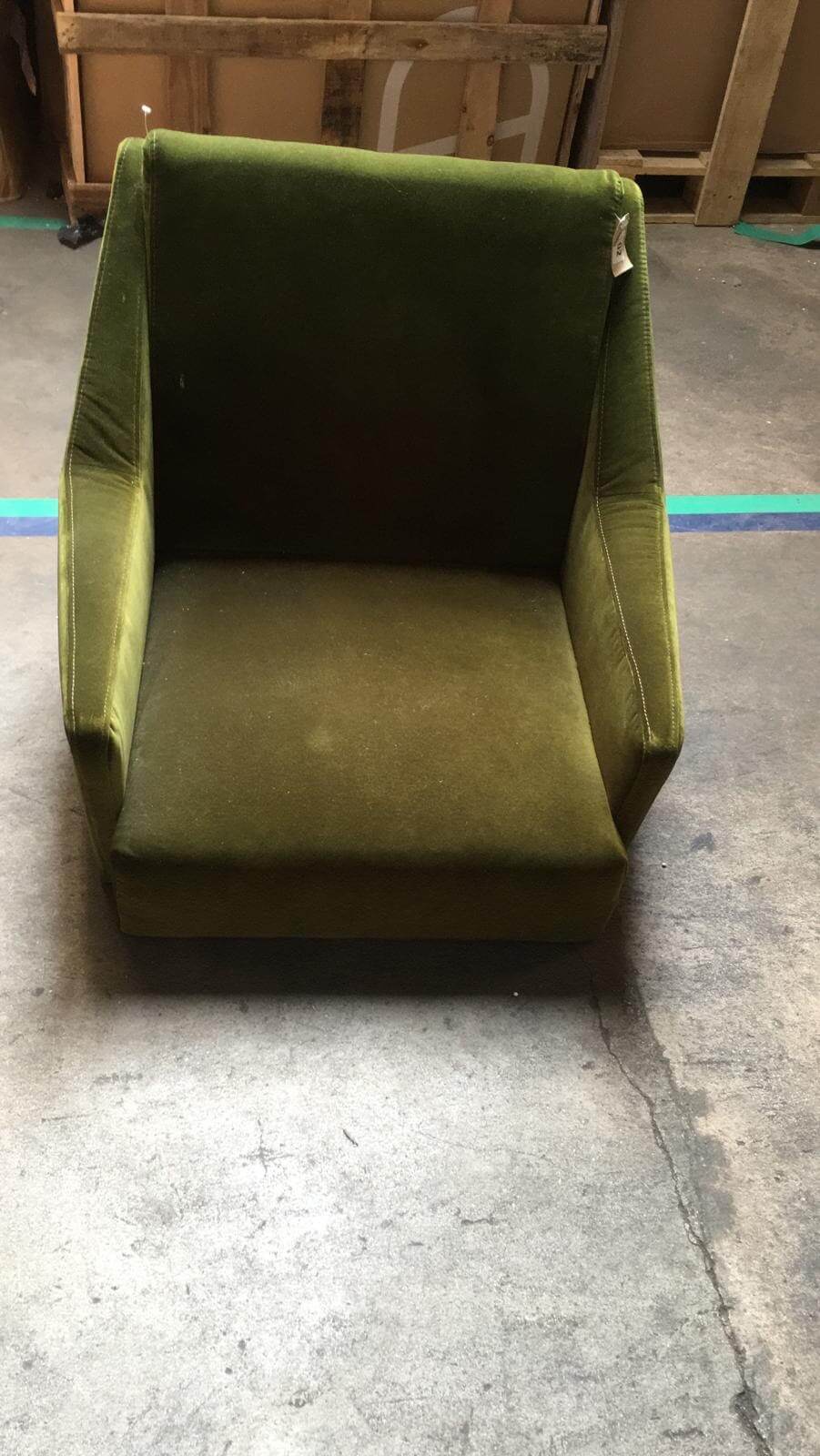 Green Armchair, 60x60x65cm