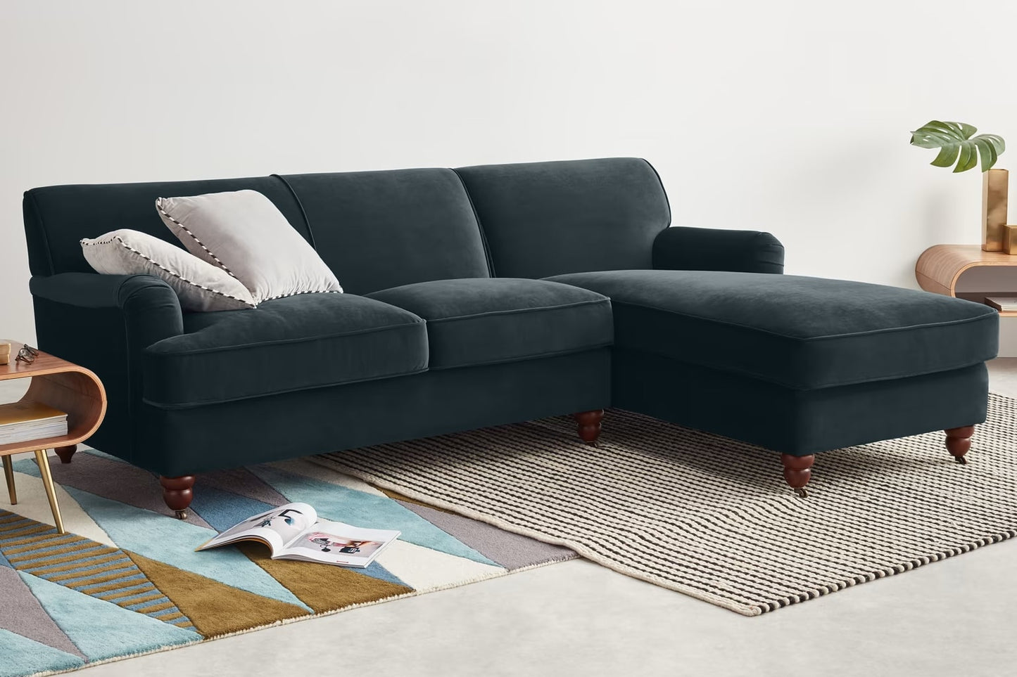 Orson Right Hand Facing Chaise End Sofa Bed, 0x232x78cm