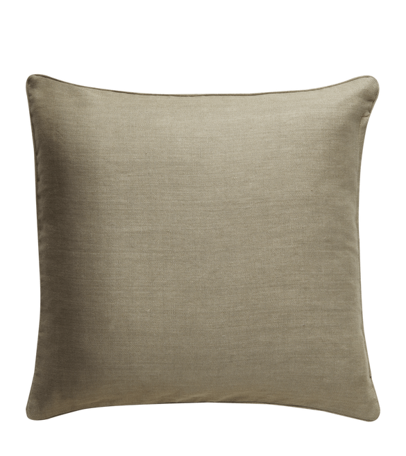 Plain Silk Cushion Cover - Grey, 51x51cm