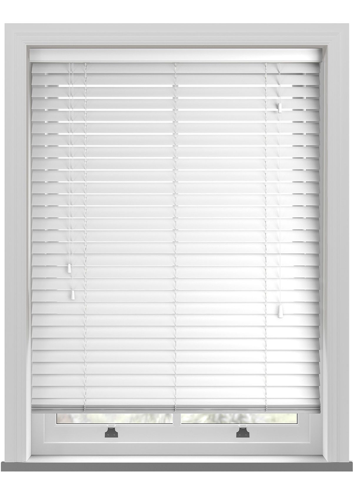Premier Mississippi Glacier White - Width 53.5cm x Drop 190cm