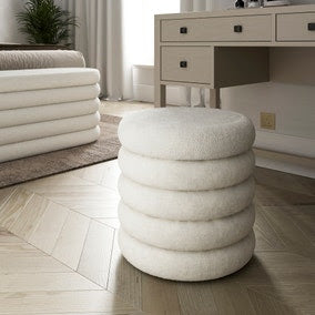 Murray Sherpa Storage Footstool, 46x40x40cm