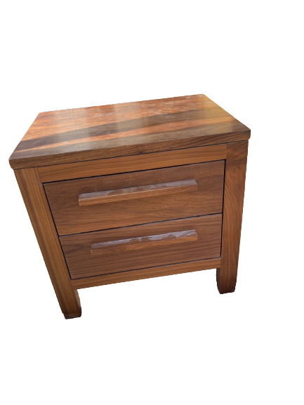 2 Drawer Bedside Table, 50x50x35cm