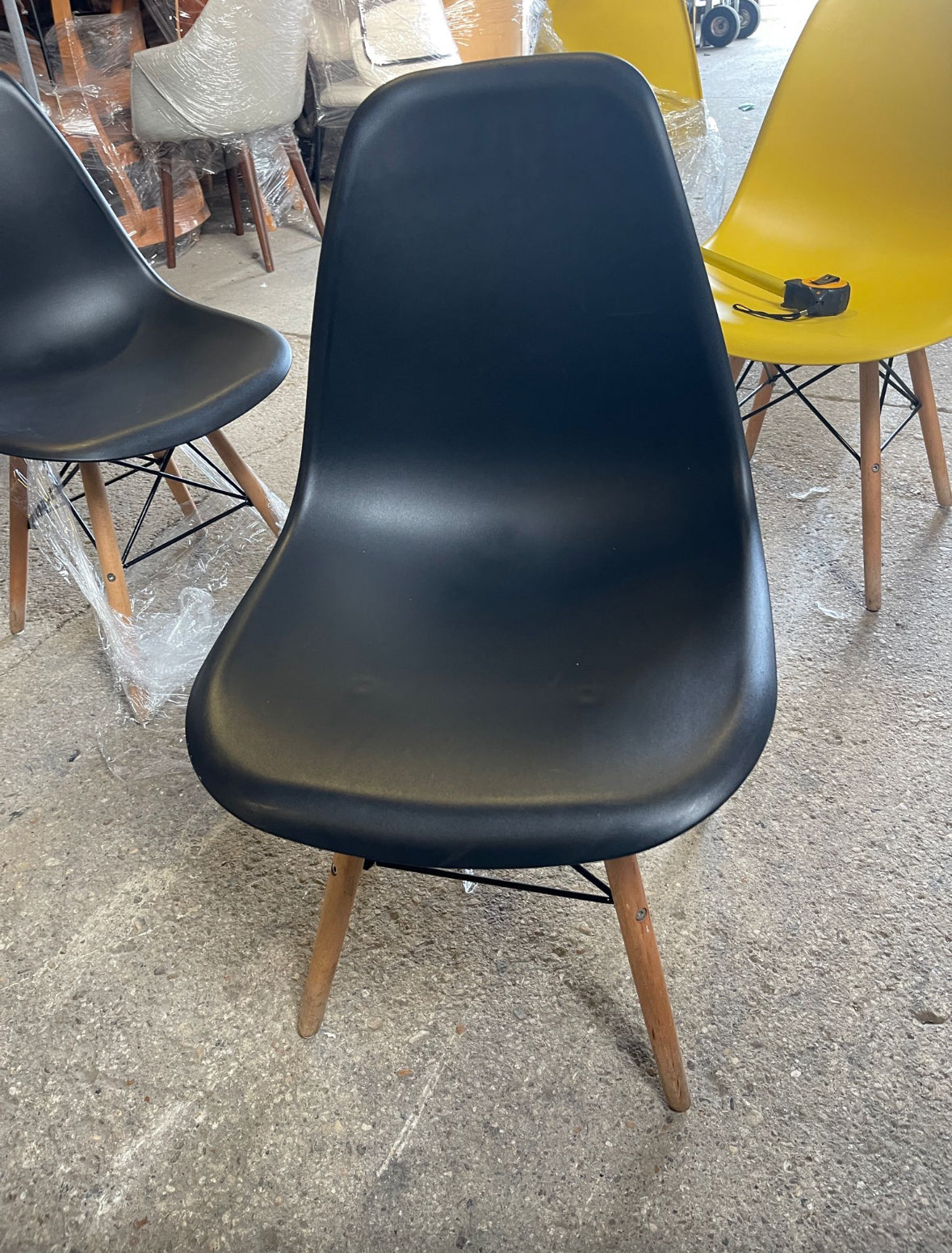 Vitra Black Dining Chair, 45x40x80cm