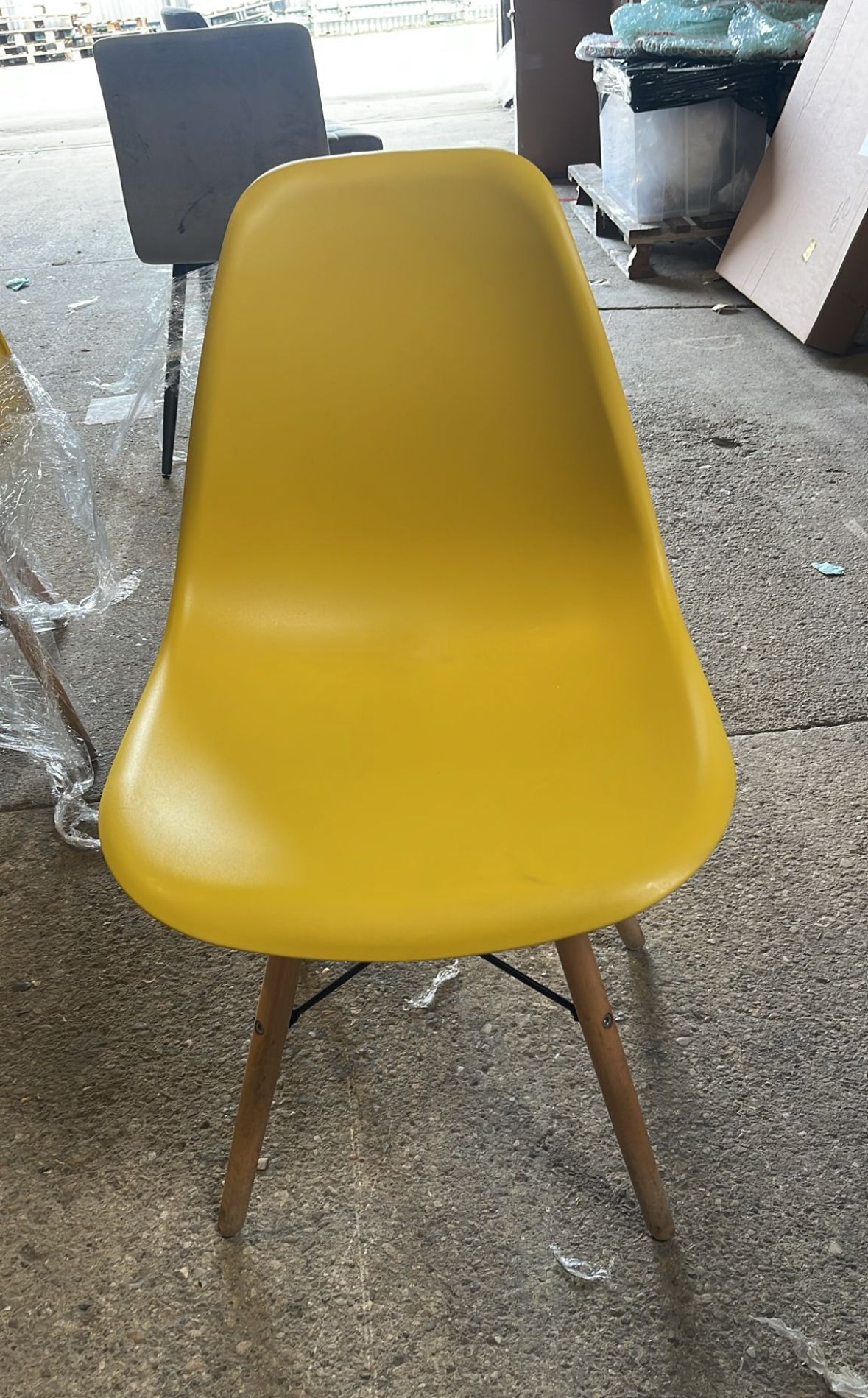 Vitra Yellow Dining Chair, 45x40x80cm