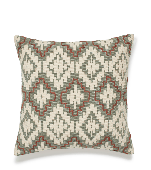 Yaqui Cushion Cover - Lake Green, 51x51cm