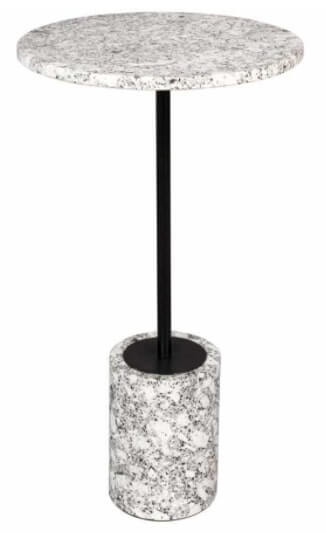 Side table Gunnar white, 37.5x37.5x65cm