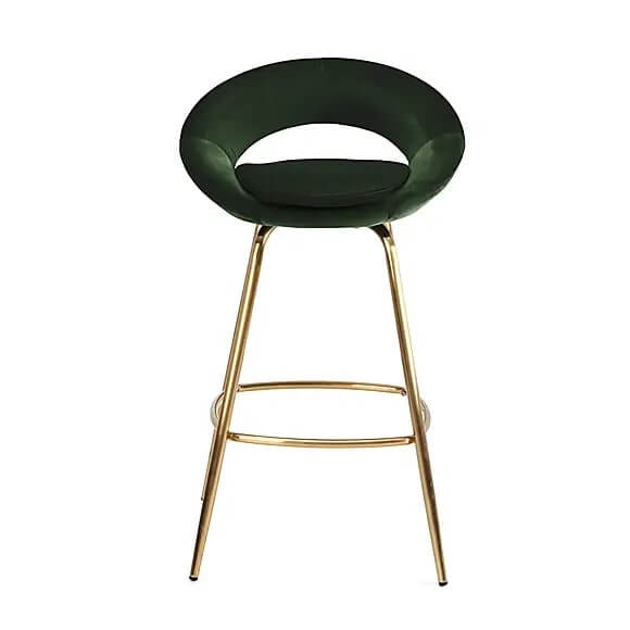 Stella Velvet Bar Stool, 71x35cm