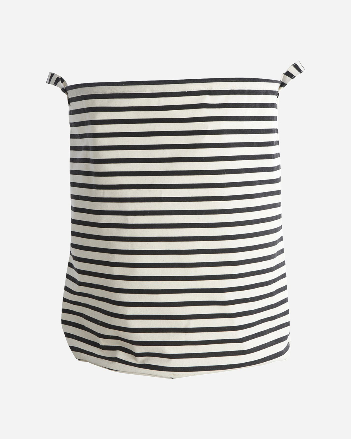 Laundry bag, Stripes, Black, 40x50cm