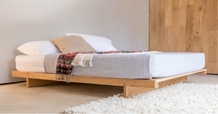 Low Fuji Attic Platform Bed (No Headboard), 140x200cm