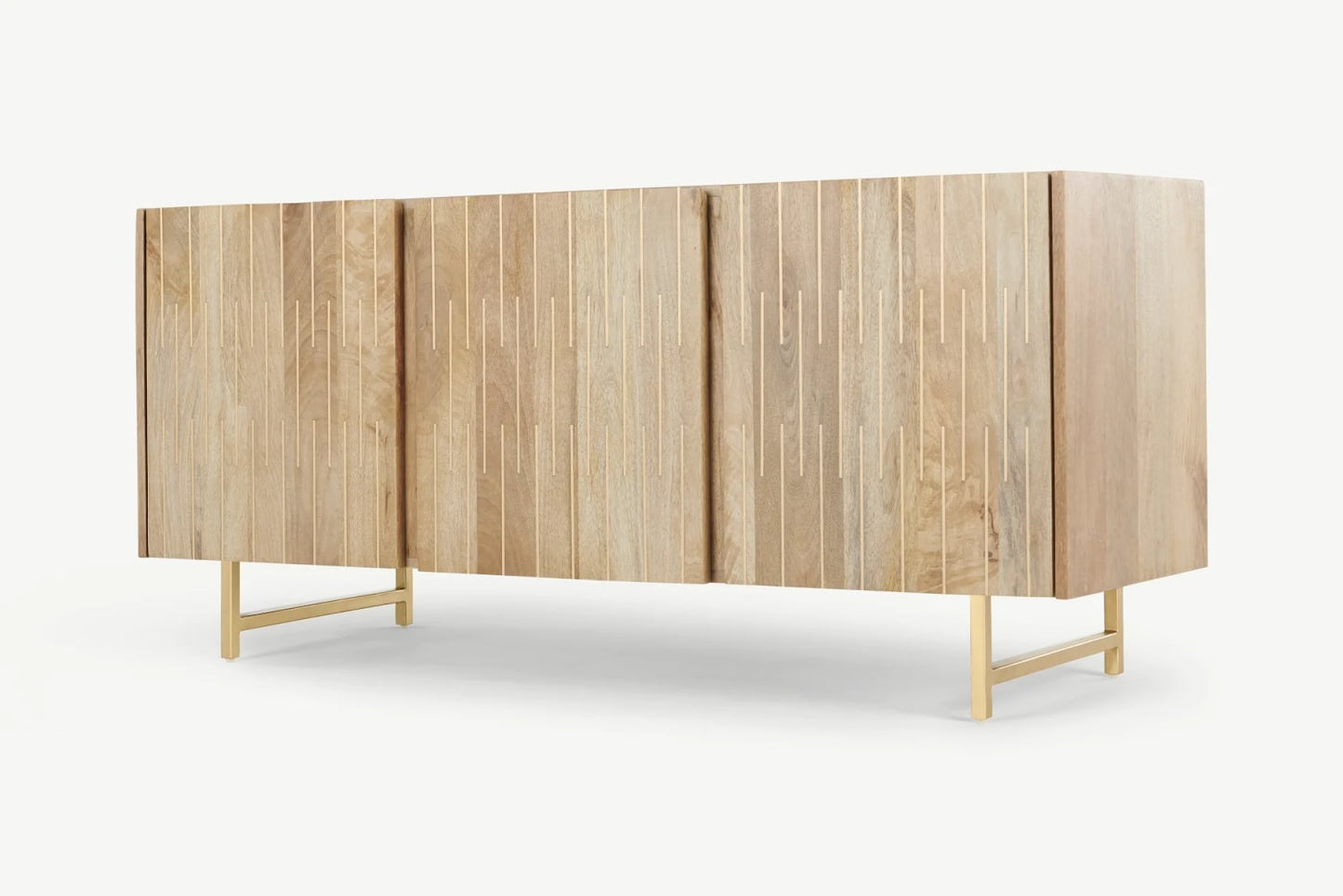 MADE.COM APHRA SIDEBOARD IN LIGHT MANGO WOOD, 45x143x65cm