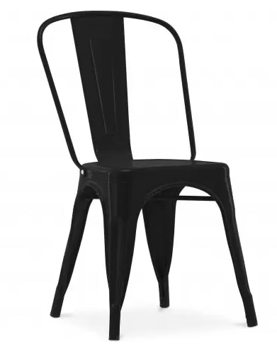 Outdoor Metallic Grey Dining Chair