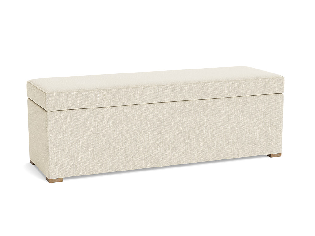 LOAF.COM ETON MESS OTTOMAN STORAGE FOOTSTOOL, 45x135x48cm