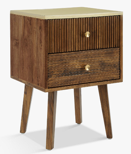 Padma 2 Drawer Bedside Table
