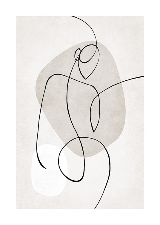 Artful Lines No2 Poster