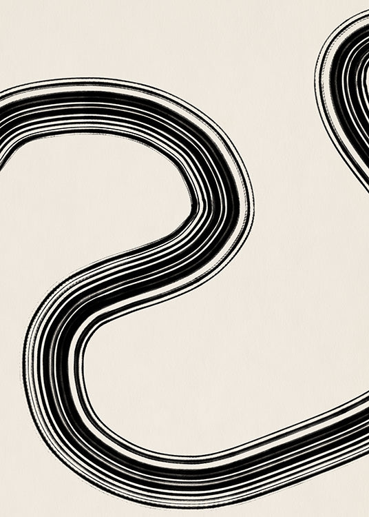 BLACK CURVE NO1 POSTER