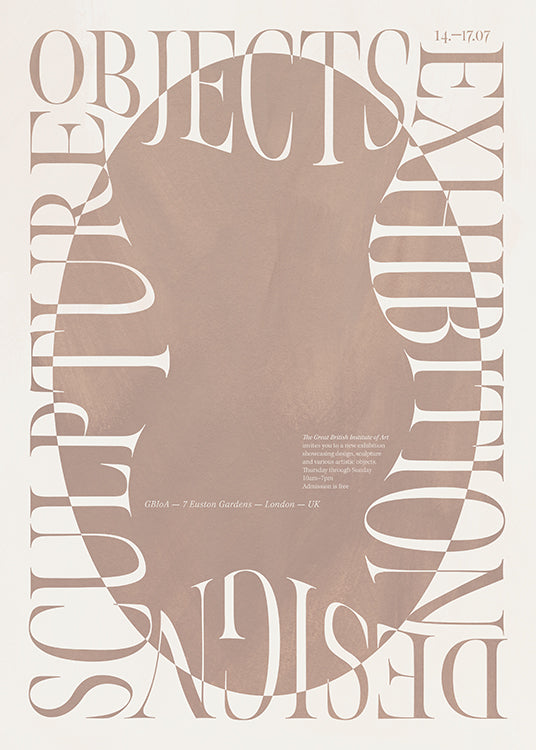 OVAL EXHIBITION POSTER