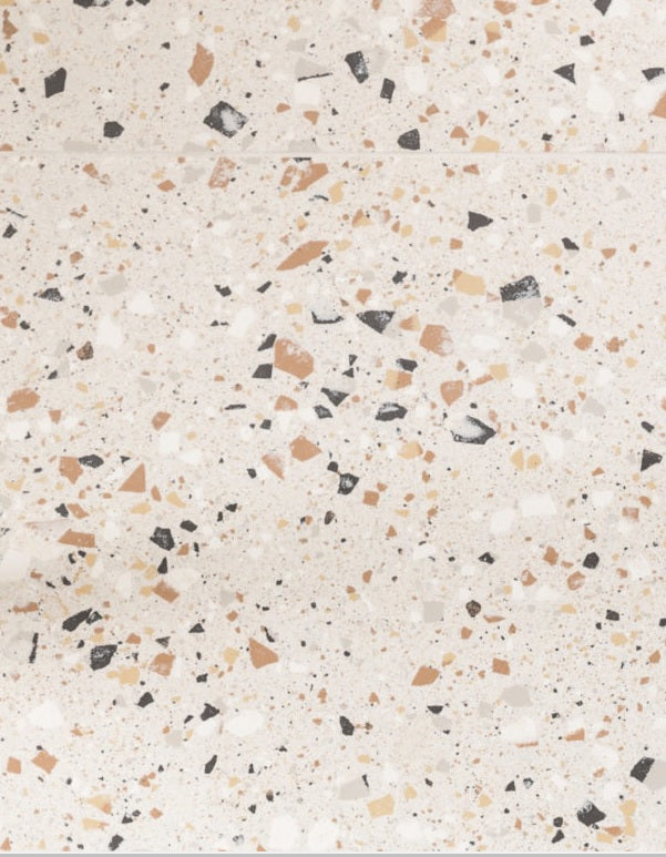 Terrazzo Nouveau Ivory Matt Porcelain Tiles 600x600x10mm