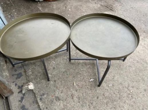 Bronze Sidetable, 55x0x40cm