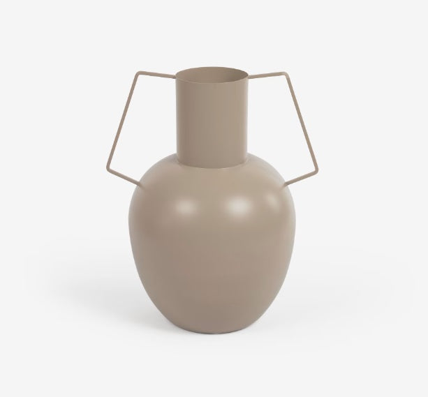 Bellabel Vase In Light Brown Metal
