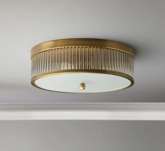 Round Roddy IP44 Flush Ceiling Light